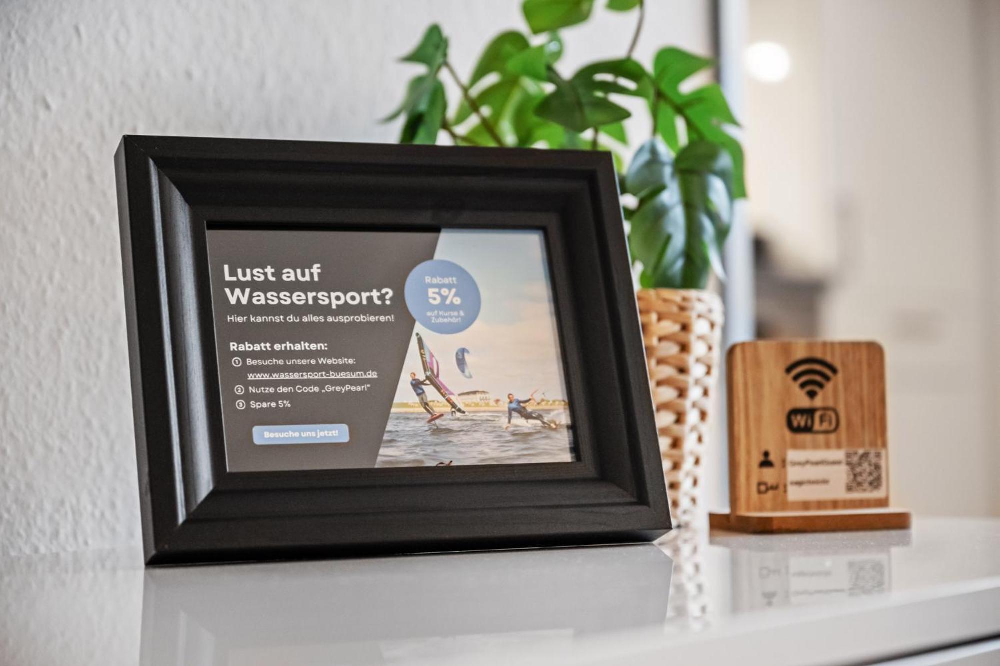Greypearl - Ruhig Gelegen Mit Terrasse - Strandnaehe - Parkplatz - Wlan Busum Luaran gambar